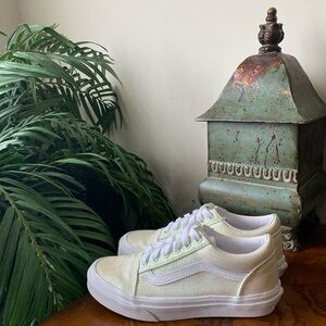 Vans opal UV glitter shimmer COLOR CHANGING Old Skool Sneakers